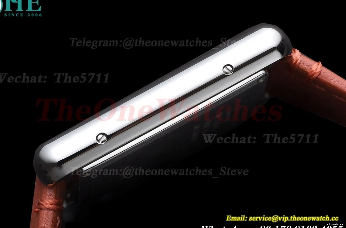 Tank Strap Quartz K11F On Red Leather White Must dial Small 0404